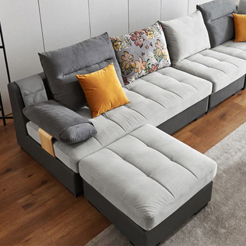 Cuscino contemporaneo Top ARM Sezione divano di divano di velluto sezionale