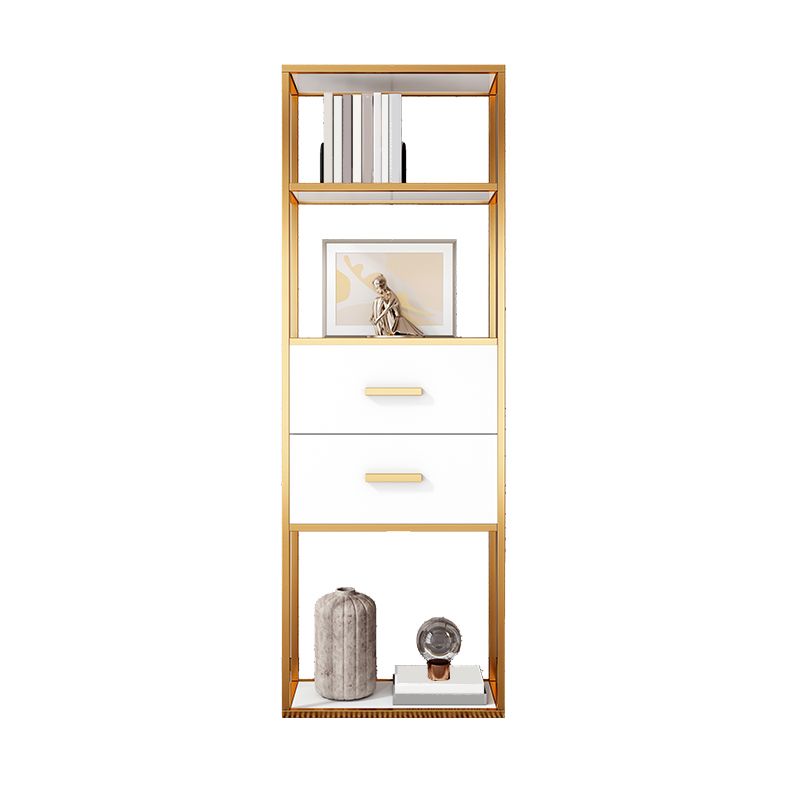 78.74"H Bookshelf Contemporary Style Bookcase with 2 Drawers for Home Office Clearhalo 'Bookcases' 'furn' 'furn_bookcases' 'Furniture' 'furniture_bookcases' 'Office Furniture' 1200x1200_8f470246-e08f-42d0-a4d0-278e46e64a37