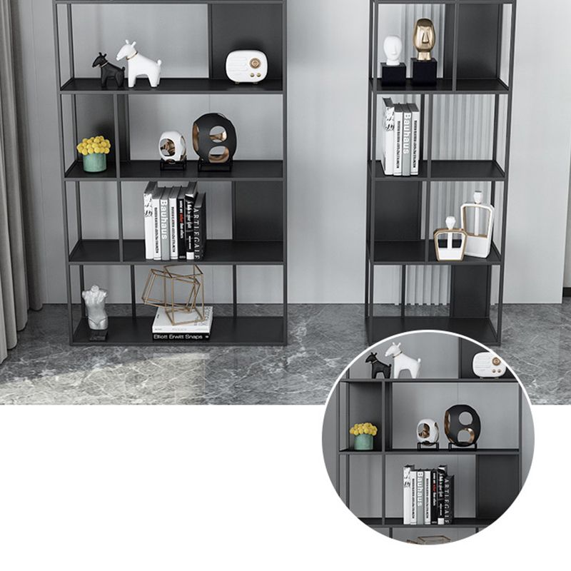 70.87"H Bookshelf Contemporary Style Open Back Bookcase for Home Office Clearhalo 'Bookcases' 'furn' 'furn_bookcases' 'Furniture' 'furniture_bookcases' 'Office Furniture' 1200x1200_8f4846d0-e31e-4635-944e-90dc25826d99