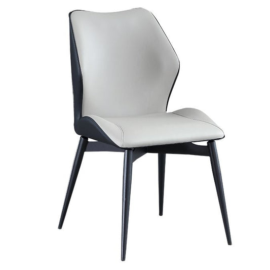 Industrial Dining Chair Wingback Parsons Chair with Black Metal Legs for Home Use Clearhalo ' kitchen&dining_furn' 'Dining Chairs' 'Dining Tables & Seating' 'dining_chair' 'Furniture' 'furniture_dining_chair' 'Kitchen & Dining Furniture' 'kitchen' 1200x1200_8f4cf4dd-8c9a-41d4-bd70-8420d96c99fd