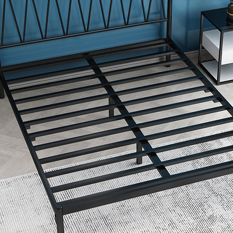Metal Open-Frame Bed Minimalist Mattress Included Standard Bed Clearhalo 'Bedroom Furniture' 'Beds' 'furn' 'furn_beds' 'Furniture' 1200x1200_8f4f5ad3-beda-4eae-82fd-60d63392a7f6