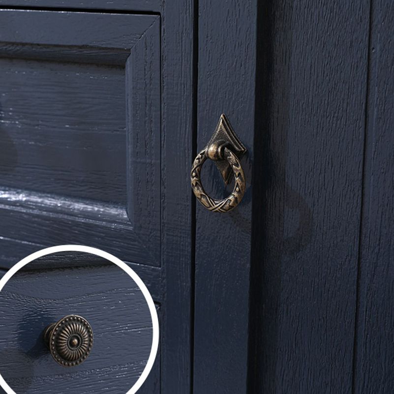 Coastal Combo Dressoir Massief Houten Opbergkist Dressoir voor Slaapkamer