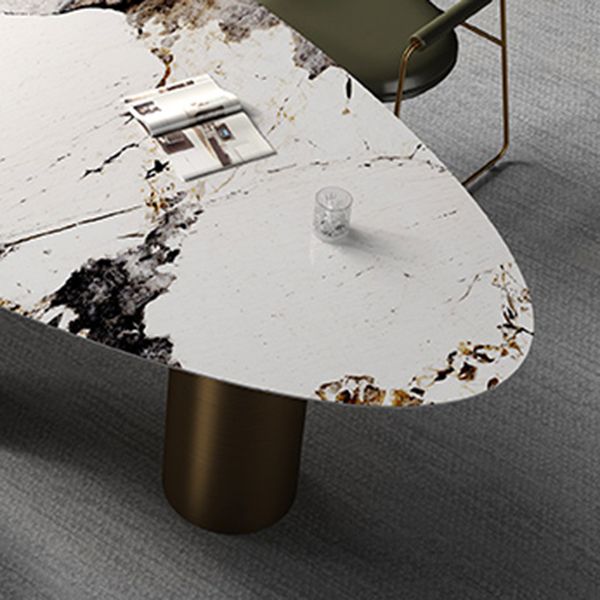 Metal Traditional Luxury Oval Dining Table Sintered Stone Table for Kitchen and Dining Room Clearhalo ' dining_table' 'Dining Tables & Seating' 'Dining Tables' 'furn' 'furn_dining_table' 'Furniture' 'furniture_dining_table' 'Kitchen & Dining Furniture' 'kitchen&dining_furn' 'kitchen' 'kitchen_dining_table' 1200x1200_8f5463da-a8b4-40ef-8185-dea62efa89f1
