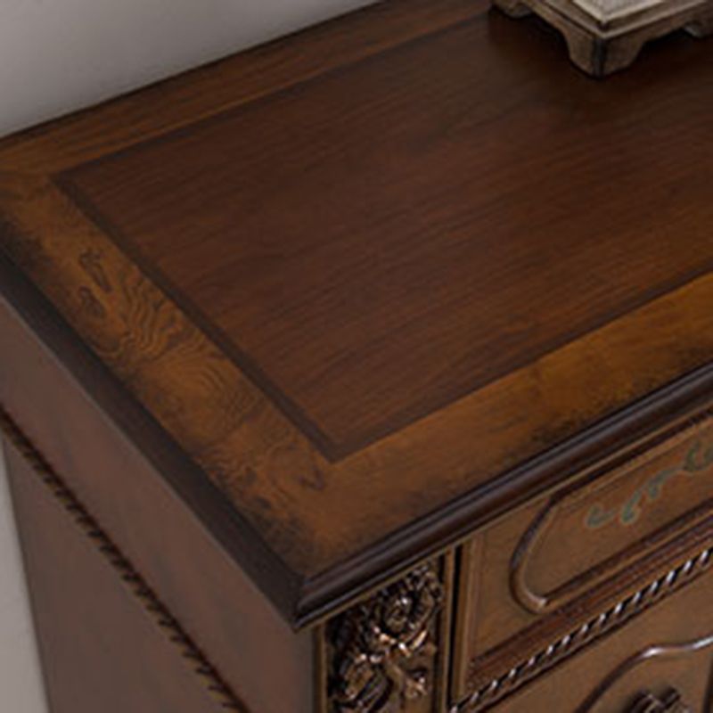 Rectangle Industrial Accent Cabinet Wood Knobs Cabinet with Doors