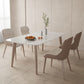 Kitchen Luxury Dinner Table Stone Rectangle 4 Legs Dining Table Clearhalo 'Dining Tables & Seating' 'Dining Tables' 'dining_table' 'furn' 'furn_dining_table' 'Furniture' 'Kitchen & Dining Furniture' 1200x1200_8f58fa03-a1e3-40a1-8f6e-c6d1817558bb