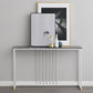 Glam Console Accent Table Antieke afwerking Bafe -consoletafel in marmer