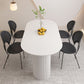 Stone Top Dining Table Contemporary Oval Table with Sled Base Clearhalo 'Dining Tables & Seating' 'Dining Tables' 'dining_table' 'furn' 'furn_dining_table' 'Furniture' 'Kitchen & Dining Furniture' 1200x1200_8f5bee92-dcc6-4832-9e35-8548f97117b6