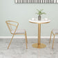 Metal Traditional Luxury Round Table White Stone Top Table with Pedestal Base Clearhalo 'Dining Tables & Seating' 'Dining Tables' 'dining_table' 'furn' 'furn_dining_table' 'Furniture' 'Kitchen & Dining Furniture' 1200x1200_8f5efa48-339f-4166-93a8-89bb82b388a2