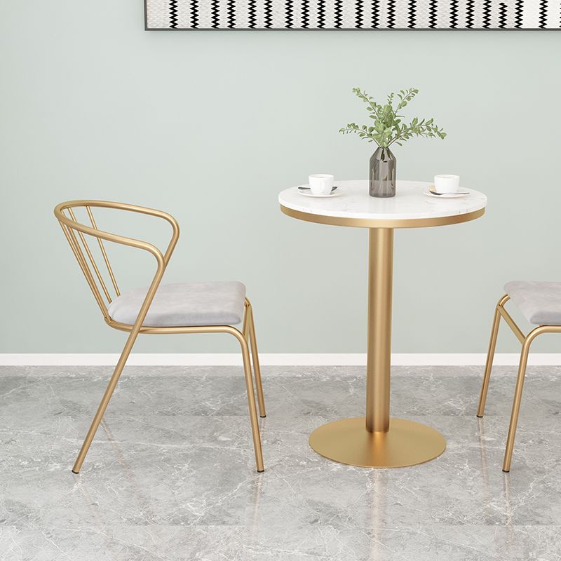 Metal Traditional Luxury Round Table White Stone Top Table with Pedestal Base Clearhalo 'Dining Tables & Seating' 'Dining Tables' 'dining_table' 'furn' 'furn_dining_table' 'Furniture' 'Kitchen & Dining Furniture' 1200x1200_8f5efa48-339f-4166-93a8-89bb82b388a2