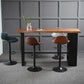 Industrial Wood Pub Table with Rectangle Table Top Trestle Table - 41.3" H Clearhalo 'Bar Furniture' 'Bar Tables' 'bar_tables' 'furn' 'furn_bar_tables' 'Furniture' 'furniture_bar_tables' 'Kitchen & Dining Furniture' 1200x1200_8f643920-f4e7-428f-a0b5-7ab7070f9777