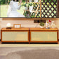 Enclosed Storage TV Console Scandinavian TV Media Console for Living Room Clearhalo 'furn' 'furn_tv_stands_entertainment_centers' 'Furniture' 'Living Room Furniture' 'TV Stands & Entertainment Centers' 'TV Stands & Media Storage Furniture' 'tv_stands_entertainment_centers' 1200x1200_8f643c3e-e943-40e9-bb48-d50bf946976a
