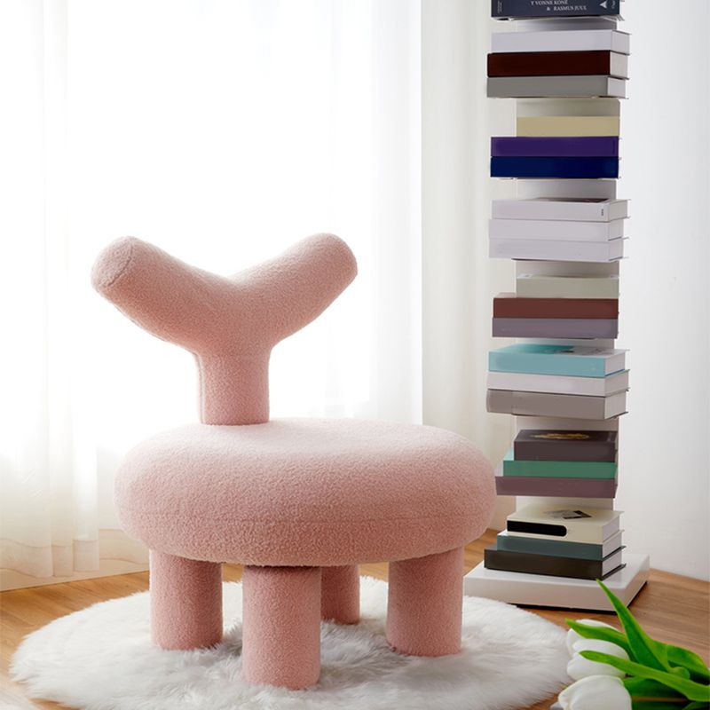 Armless Parsons Chair Wool Chair Fixed Back Chair for Living Room Clearhalo 'Accent Chairs' 'accent_chairs' 'Chairs & Seating' 'furn' 'furn_accent_chairs' 'Furniture' 'furniture_accent_chairs' 'Living Room Furniture' 1200x1200_8f64b0c9-eaeb-4209-b429-87f02dfe983f