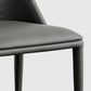 Modern Leather Curved Sloped Armless Chair Matte Finish Parsons Chair Clearhalo ' kitchen&dining_furn' 'Dining Chairs' 'Dining Tables & Seating' 'dining_chair' 'furn' 'furn_dining_chair' 'Furniture' 'furniture_dining_chair' 'Kitchen & Dining Furniture' 'kitchen' 1200x1200_8f64f9ce-2a80-4932-a515-2f2660a2846d