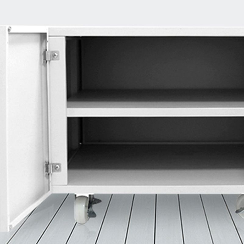 Modern Gabinet Steel Storage Impresora de presente Archivo con ruedas