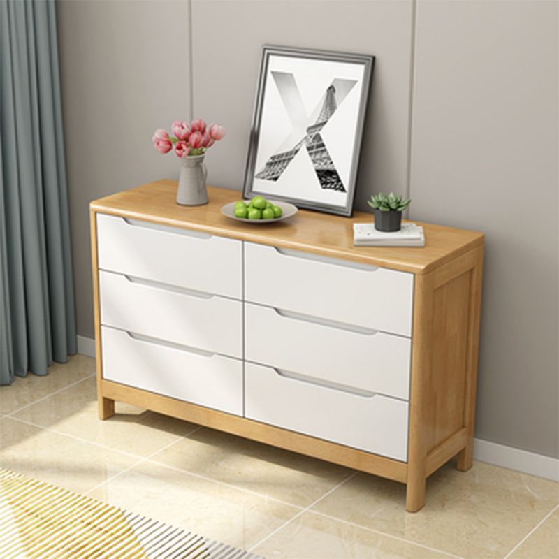 Coffre de rangement en bois vertical contemporain avec tiroirs pour chambre à coucher
