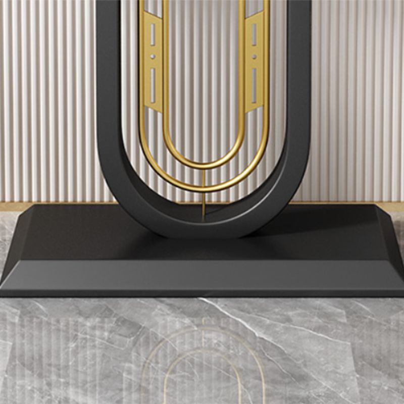 Glam Console Table Half Moon Antique Finish Console Sofa Table Clearhalo 'Console Tables' 'console_tables' 'Entry & Mudroom Furniture' 'furn' 'furn_console_tables' 'Furniture' 1200x1200_8f65faa8-bf2e-4934-8827-ef62f1aef302