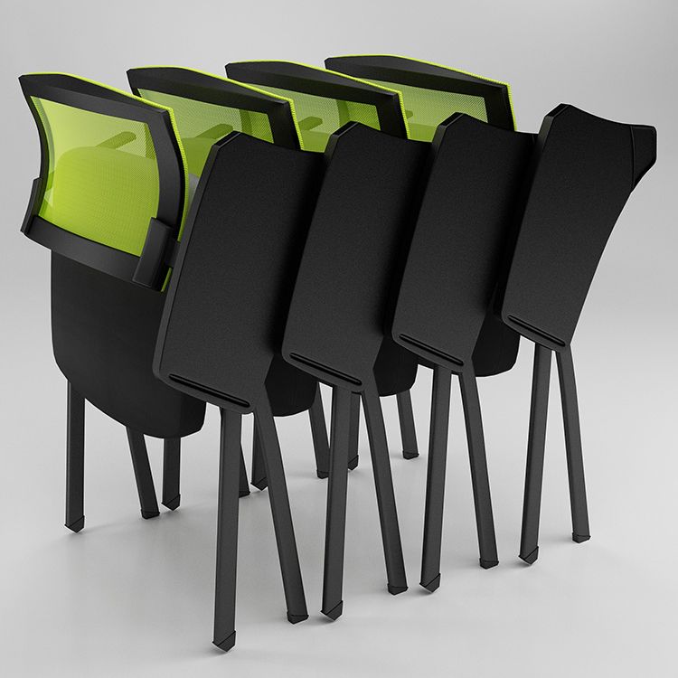 Black Frame Conference Chair No Distressing Fixed Arms Desk Chair Clearhalo 'furn' 'furn_office_chair' 'Furniture' 'Office Chairs' 'Office Furniture' 'office_chair' 1200x1200_8f67164f-b2aa-4e12-a375-7ff56ff58fd1