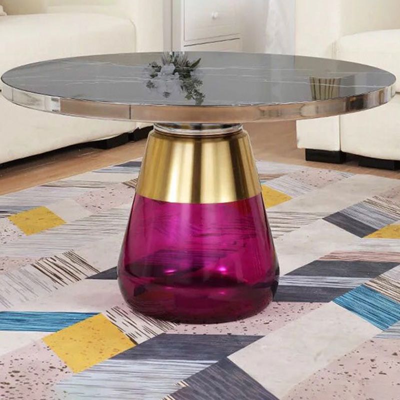 Mesa de acento de acento lateral contemporáneo de 29.53 pulgadas de ancho