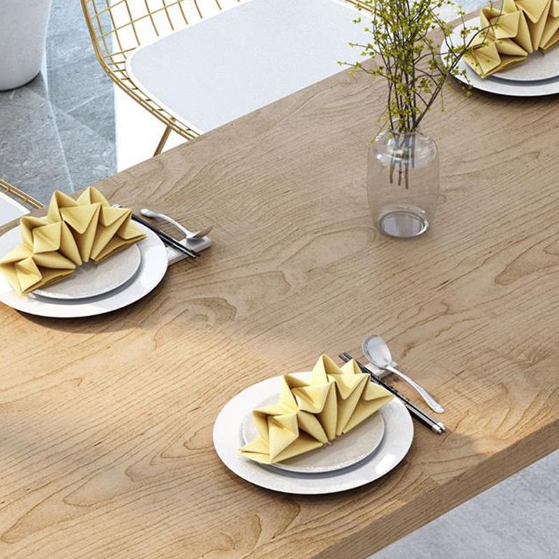 Modern 1/2/5 stukken Dinerset rechthoekige dennenhout eettafel voor keuken