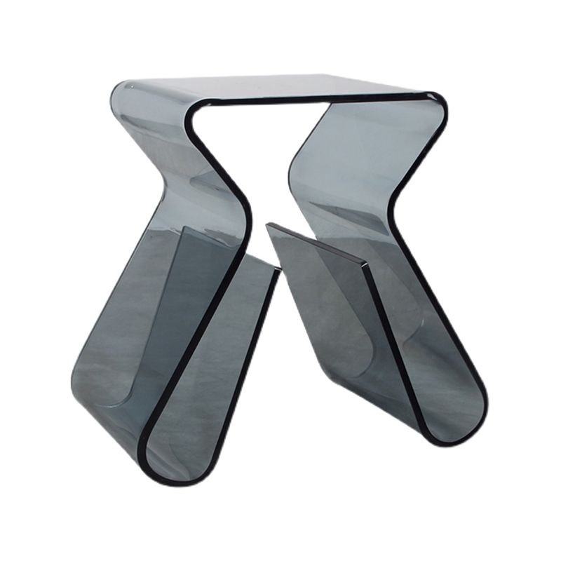 Ultra-Modern Side Table Acrylic Pedestal Accent Side Table for Living Room Clearhalo 'Coffee & Accent Tables' 'End & Side Tables' 'end_side_tables' 'furn' 'furn_end_side_tables' 'Furniture' 'Living Room Furniture' 1200x1200_8f6ac4f0-2ce8-48da-9055-e47a84d728d3