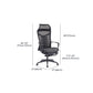 Modern Swivel Chair Adjustable Seat Height Chair with Breathable Back Clearhalo 'furn' 'furn_office_chair' 'Furniture' 'Office Chairs' 'Office Furniture' 'office_chair' 1200x1200_8f6b97a2-36e5-43ad-9bb7-14a2af27c8a6