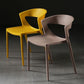 Scandinavian Style Open Back Dining Side Chair Plastic Dining Armless Chair for Home Clearhalo ' kitchen&dining_furn' 'Dining Chairs' 'Dining Tables & Seating' 'dining_chair' 'furn' 'furn_dining_chair' 'Furniture' 'furniture_dining_chair' 'Kitchen & Dining Furniture' 'kitchen' 1200x1200_8f6df3bd-3958-4e06-9a62-0d19737a5f2b