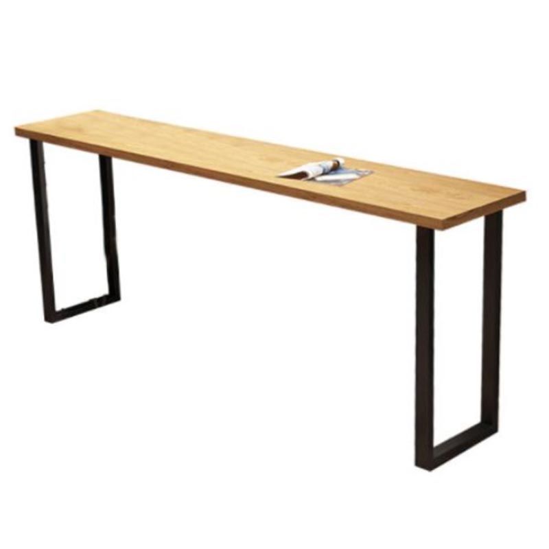 Moderne 1/7 Stücke Tisch Set Rechteck Kiefern Holzzähler mit Hockern für Balkon