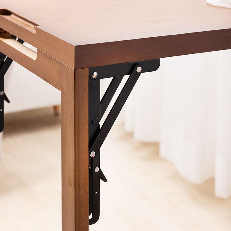 Bamboo Bar Table Folding Dining Table for Kitchen Living Room Clearhalo 'Bar Furniture' 'Bar Tables' 'bar_tables' 'furn' 'furn_bar_tables' 'Furniture' 'Kitchen & Dining Furniture' 1200x1200_8f6e6348-f116-4735-bcde-8799e64a5460