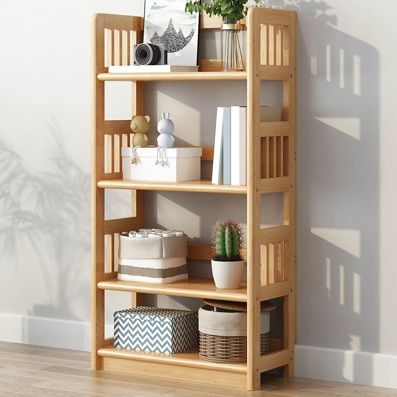Standard Shelf Bookcase With Rectangular Shelves Wooden Bookshelf Clearhalo 'Bookcases' 'Furniture' 'furniture_bookcases' 'Office Furniture' 1200x1200_8f6ee309-a332-4577-9239-db3504c9fb29