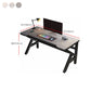 Contemporary Stone Computer Desk Metal Writing Desk for Office