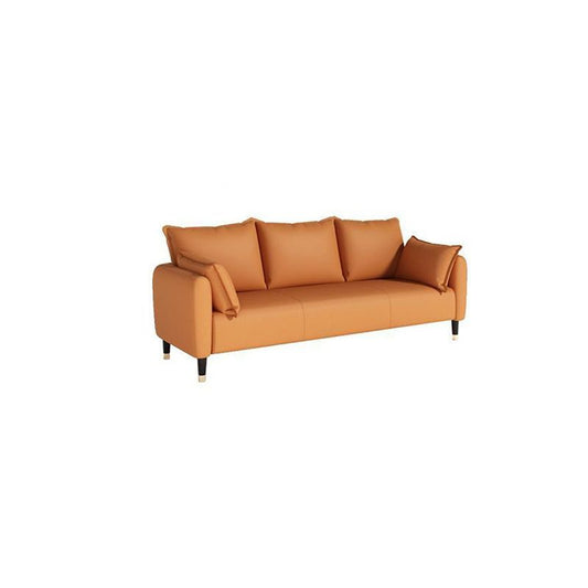 31.4" H 3 Seater Faux Leather Square Arm Sofa for Living Room Clearhalo 'furn' 'furn_sofas' 'Furniture' 'furniture_sofas' 'Living Room Furniture' 'Sofa' 'sofas' 1200x1200_8f737e01-5c14-48b2-b72c-d96650d418b0