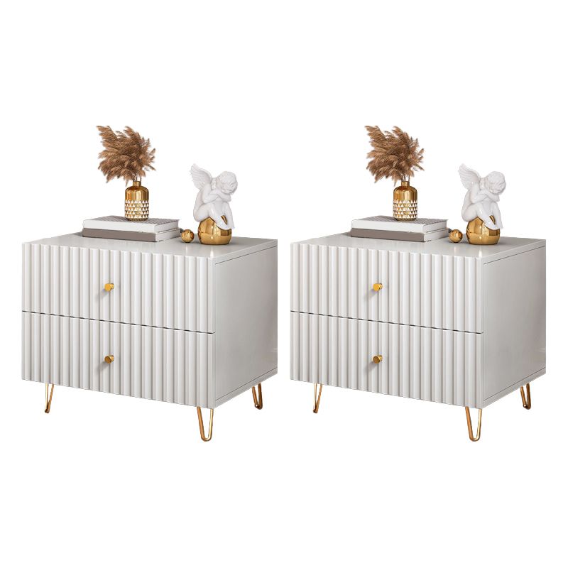 Pierras de noche de cama de madera de ingeniería incluye acento de la mesa de la mesa para la sala de estar para la sala de estar