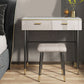Modern Slate Top Vanity Makeup Table Set Grey Makeup Vanity Desk Table