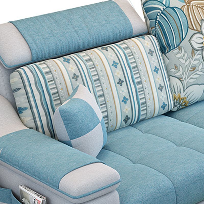 Divano da soggiorno Nordic con tessuto in tessuto