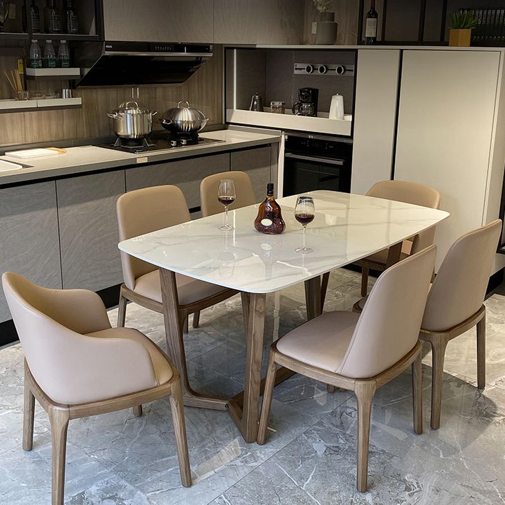 Home Dinner Room Kitchen Table Traditional Luxury Stone and Wood Dining Site Table Clearhalo ' dining_table' 'Dining Tables & Seating' 'Dining Tables' 'furn' 'furn_dining_table' 'Furniture' 'furniture_dining_table' 'Kitchen & Dining Furniture' 'kitchen&dining_furn' 'kitchen' 'kitchen_dining_table' 1200x1200_8f8010f5-f340-40ac-b507-d09e7dec6281