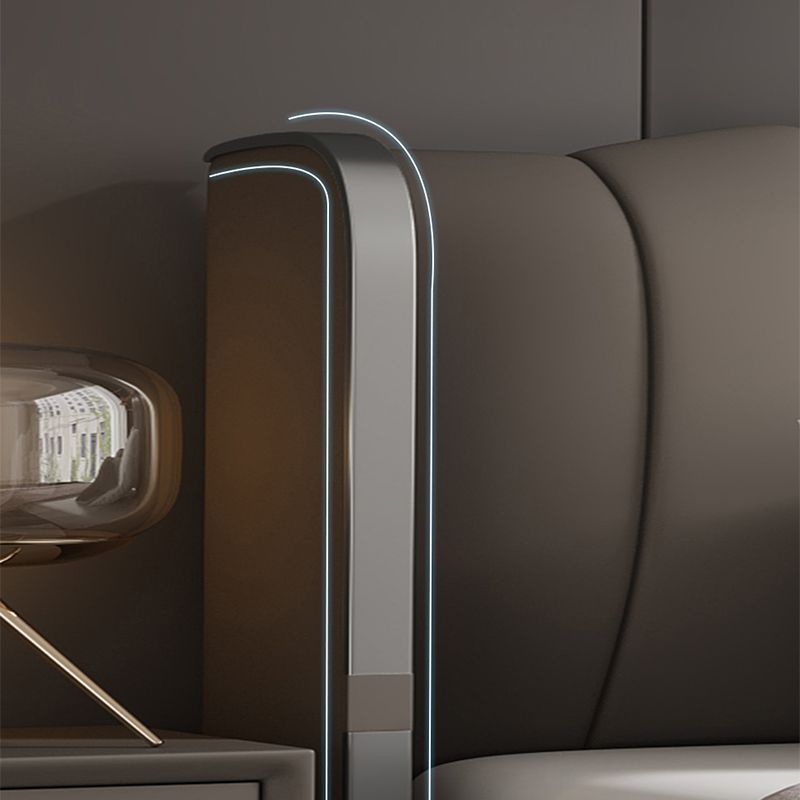 Style de style glamour tête de lit en cuir matériau en cuir éponge rempli de choix multicolore