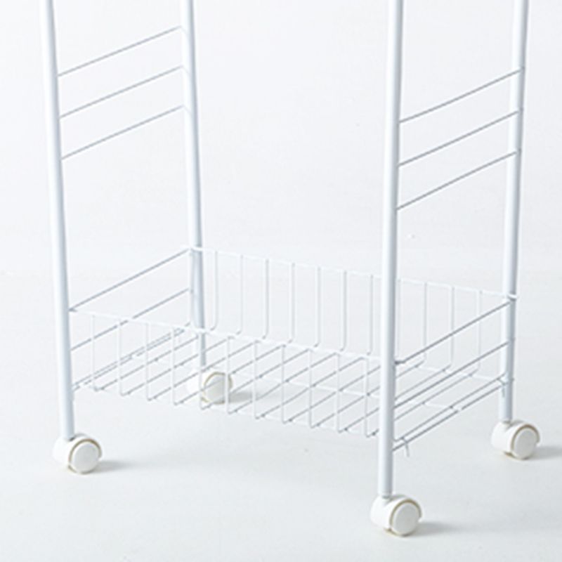 Black and White Industrial Bookshelf Etagere Bookshelf with Caster Wheels Clearhalo 'Bookcases' 'furn' 'furn_bookcases' 'Furniture' 'furniture_bookcases' 'kitchen' 'kitchen_bookcases' 'Living Room Furniture' 'Office Furniture' 1200x1200_8f82967d-2c0f-495b-bba9-f5e6bd3ac423