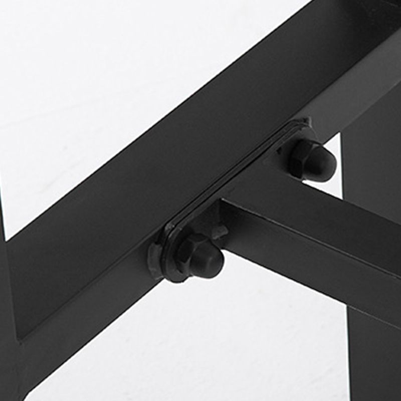Pine Wood Bar Dining Table Brown Industrial Bar Dining Table with Trestle Base Clearhalo 'Bar Furniture' 'Bar Tables' 'bar_tables' 'furn' 'furn_bar_tables' 'Furniture' 'furniture_bar_tables' 'Kitchen & Dining Furniture' 1200x1200_8f82f9e1-0359-427c-9855-f2bdc384a1b4