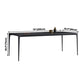 Contemporary Rectangle Standard Dining Table Sintered Stone Top Dining Table with 4 Legs Base Clearhalo ' dining_table' 'Dining Tables & Seating' 'Dining Tables' 'Furniture' 'furniture_dining_table' 'Kitchen & Dining Furniture' 'kitchen&dining_furn' 'kitchen' 'kitchen_dining_table' 1200x1200_8f847927-9001-4247-bda3-a0d52b565815