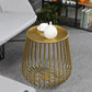 Mid-century Modern Round Iron Coffee Table, Frame Base Coffee Table Clearhalo 'Coffee & Accent Tables' 'Coffee Tables' 'coffee_tables' 'furn' 'furn_coffee_tables' 'Furniture' 'Living Room Furniture' 1200x1200_8f84dd18-3ae4-47a3-ade9-6140f884abb8
