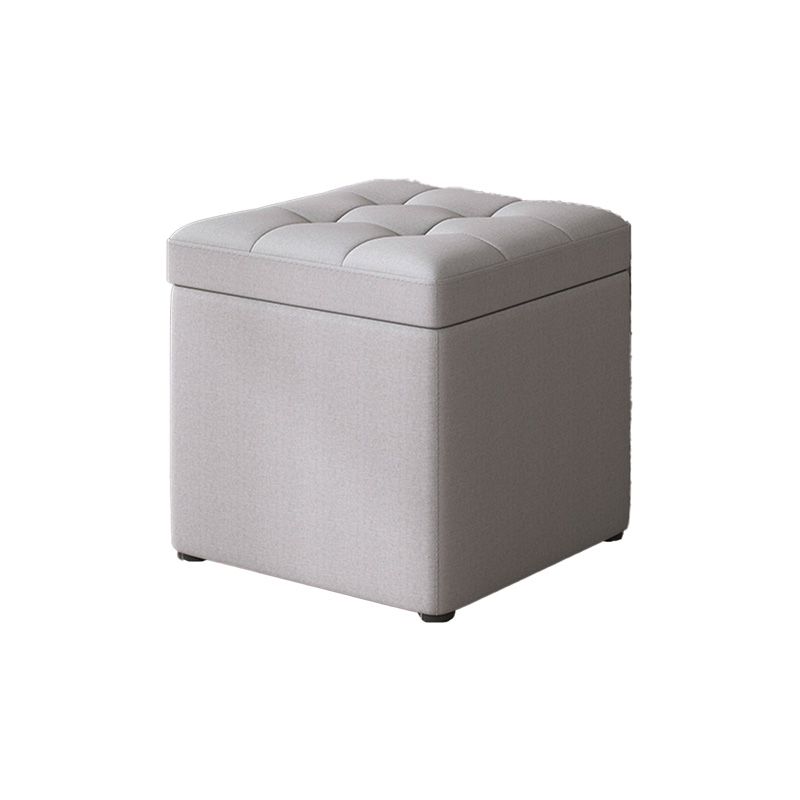 Modern Dark Grey Square Pouf Cotton Tear Resistant Pouf for Living Room Clearhalo 'furn' 'furn_ottomans_poufs' 'Furniture' 'Living Room Furniture' 'Ottomans & Poufs' 'ottomans_poufs' 1200x1200_8f8946f3-42ff-434b-8488-e2479ee67574