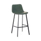 Industrial Low Back Bar-stool PU Leather Bar Stool with Metal Legs Clearhalo 'Bar Furniture' 'Bar Stools' 'bar_stools' 'Furniture' 'furniture_bar_stools' 'Kitchen & Dining Furniture' 1200x1200_8f897047-3cc0-472a-bae7-d3b595a716b2