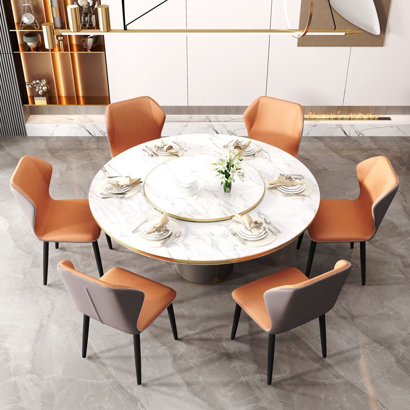 Contemporary Restaurant Wingback Side Chair Leather Dining Chairs with Black Legs Clearhalo ' kitchen&dining_furn' 'Dining Chairs' 'Dining Tables & Seating' 'dining_chair' 'furn' 'furn_dining_chair' 'Furniture' 'furniture_dining_chair' 'Kitchen & Dining Furniture' 'kitchen' 1200x1200_8f897716-aca5-4c6e-bc2c-e3284a7f3468