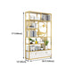 Modern Living Room Etagere Bookshelf Iron Frame Manufactured Wood Shelf Bookcase Clearhalo 'Bookcases' 'furn' 'furn_bookcases' 'Furniture' 'furniture_bookcases' 'Office Furniture' 1200x1200_8f8d3180-214e-40a4-9d23-9e0a6d67c79d