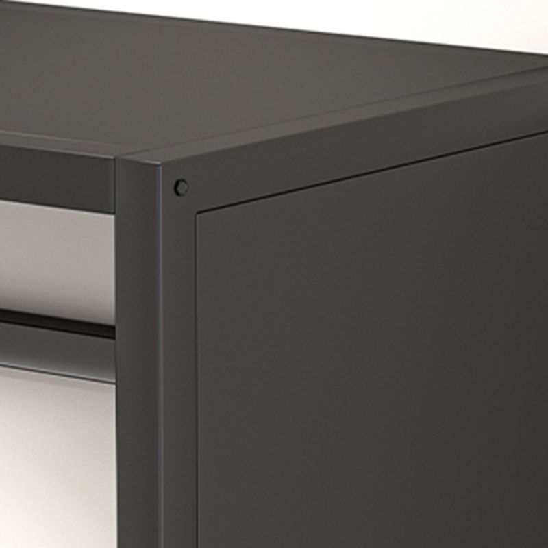 Scaffali di libri aperti da 10 "a livello standard e acciaio con ripiani rettangolari