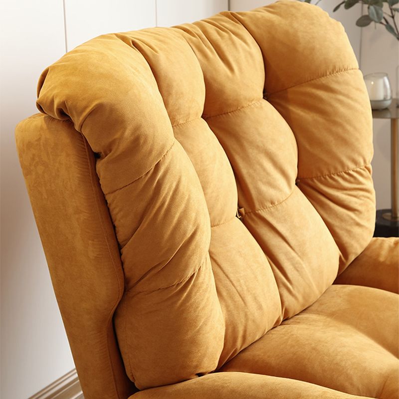 Contemporary Tufted Back Arm Chair Solid Color Armless Chair Clearhalo 'Accent Chairs' 'accent_chairs' 'Chairs & Seating' 'furn' 'furn_accent_chairs' 'Furniture' 'Living Room Furniture' 1200x1200_8f8efb71-1eb9-4a26-a2ee-040316366f30