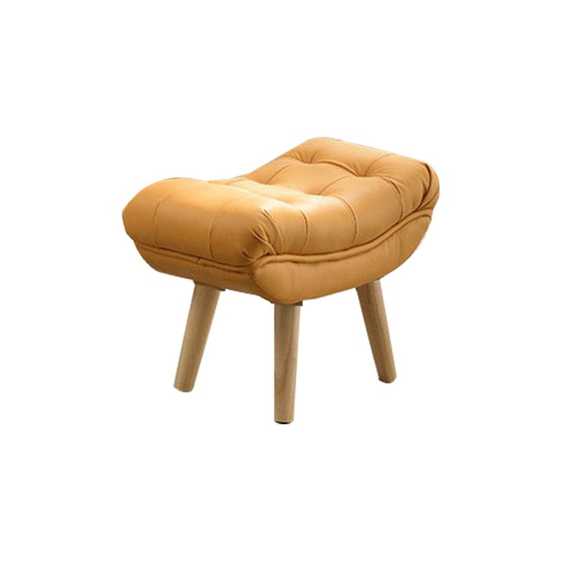 Fabric Rocker Chair Solid Color Contemporary Tufted Cushions Rocker Chair with Ottoman Clearhalo 'Chairs & Seating' 'furn' 'furn_rocking_chairs' 'Furniture' 'Living Room Furniture' 'Rocking Chairs' 'rocking_chairs' 1200x1200_8f920ead-aa04-43b1-8fc6-5c977e28908b