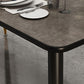 Metal Industrial Rectangle Table Sintered Stone Table for Kitchen and Dining Room Clearhalo ' dining_table' 'Dining Tables & Seating' 'Dining Tables' 'furn' 'furn_dining_table' 'Furniture' 'furniture_dining_table' 'Kitchen & Dining Furniture' 'kitchen&dining_furn' 'kitchen' 'kitchen_dining_table' 1200x1200_8f925106-3c00-4774-8072-00d1b5b3b282