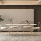 Table à manger en pierre moderne médiévale, table à double piédestal pour salle à manger