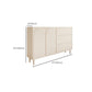 Modernism Horizontal Combo Dresser White Dresser with Storage for Home Clearhalo 'Bedroom Furniture' 'Dressers & Chests' 'dressers_chests' 'furn' 'furn_dressers_chests' 'Furniture' 1200x1200_8f939506-dacc-456c-a426-b5d4b9a386be